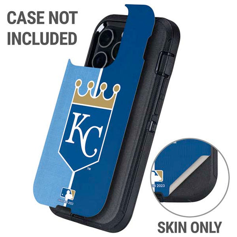 MLB Kansas City Royals Split Otterbox Defender iPhone Skin