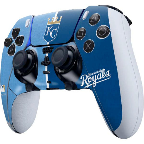 MLB Kansas City Royals Split PS5 DualSense Edge Pro Controller Skin