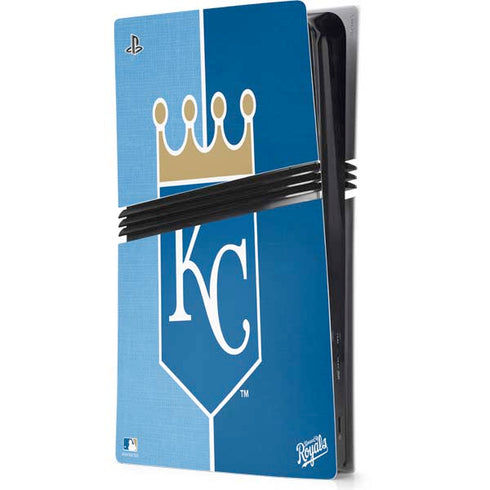 MLB Kansas City Royals Split PS5 Pro Console Skin