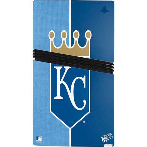 MLB Kansas City Royals Split PS5 Pro Console Skin