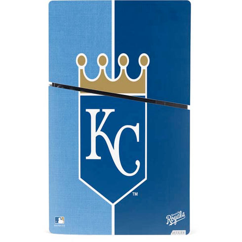 MLB Kansas City Royals Split PS5 Slim Digital Edition Console Skin