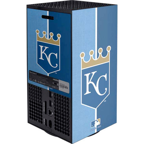MLB Kansas City Royals Split XBox Series X Digital Edition Console Skin
