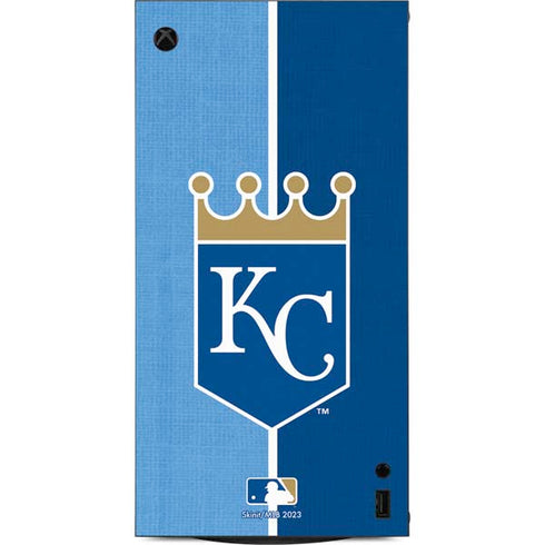 MLB Kansas City Royals Split XBox Series X Digital Edition Console Skin
