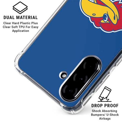 University of Kansas Jayhawks Digi Galaxy A36 5G Clear Case