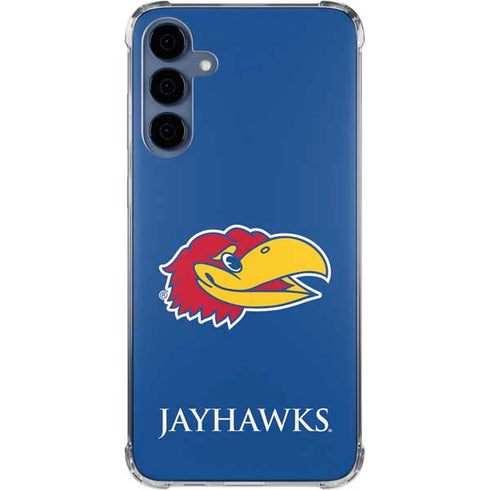 University of Kansas Jayhawks Digi Galaxy A55 5G Clear Case