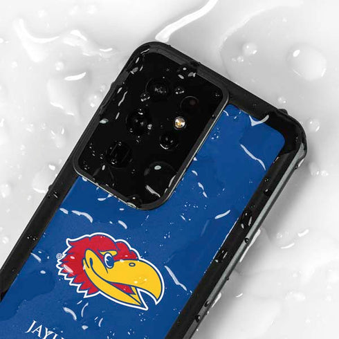 University of Kansas Jayhawks Digi Galaxy S24 Ultra Waterproof Case