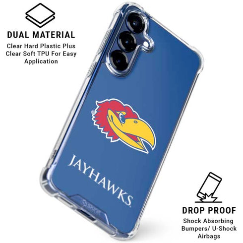 University of Kansas Jayhawks Digi Galaxy S25 Plus Clear Case