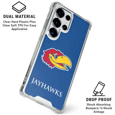 University of Kansas Jayhawks Digi Galaxy S25 Ultra Clear Case