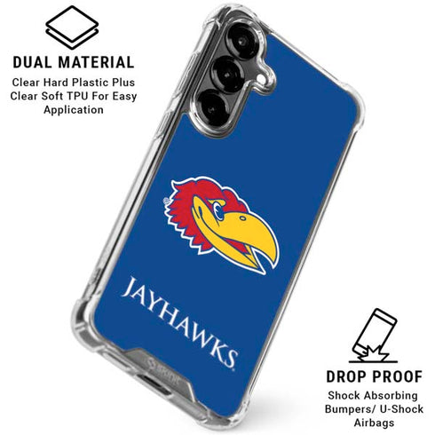 University of Kansas Jayhawks Digi Galaxy S26 Clear Case