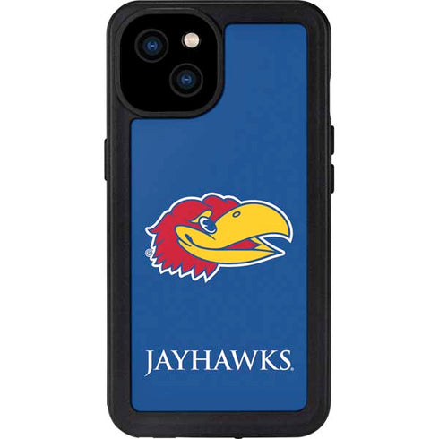 University of Kansas Jayhawks Digi iPhone 15 Plus Waterproof Case