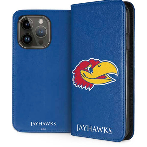 University of Kansas Jayhawks Digi iPhone 15 Pro Folio Case
