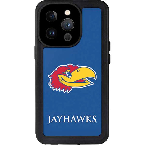 University of Kansas Jayhawks Digi iPhone 15 Pro Waterproof Case