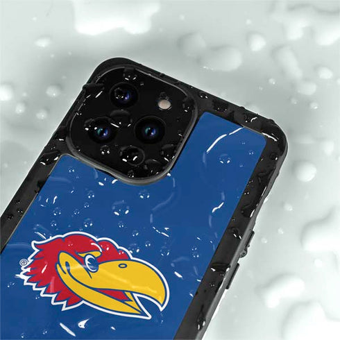 University of Kansas Jayhawks Digi iPhone 15 Pro Waterproof Case