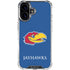 University of Kansas Jayhawks Digi iPhone 16 Clear Case