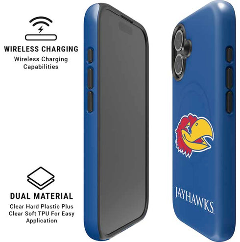 University of Kansas Jayhawks Digi iPhone 16 Magsafe Impact Case