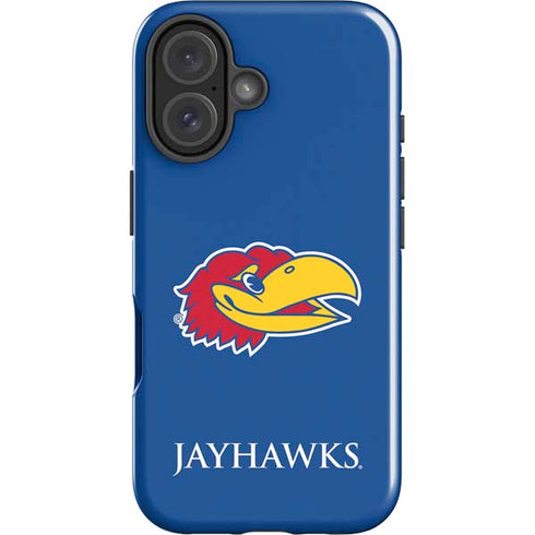 University of Kansas Jayhawks Digi iPhone 16 Plus Impact Case