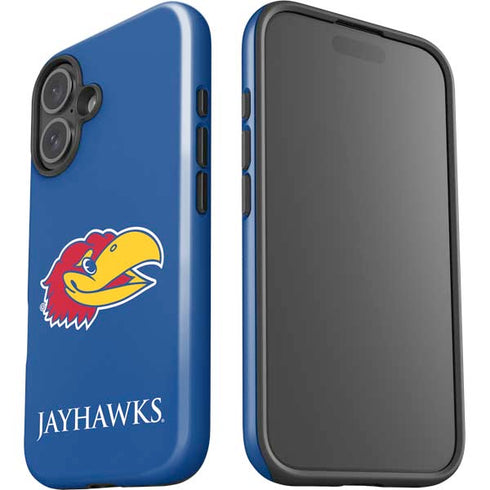 University of Kansas Jayhawks Digi iPhone 16 Plus Impact Case