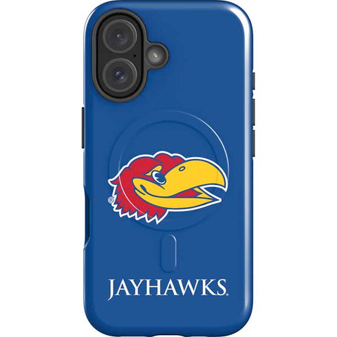 University of Kansas Jayhawks Digi iPhone 16 Plus Magsafe Impact Case
