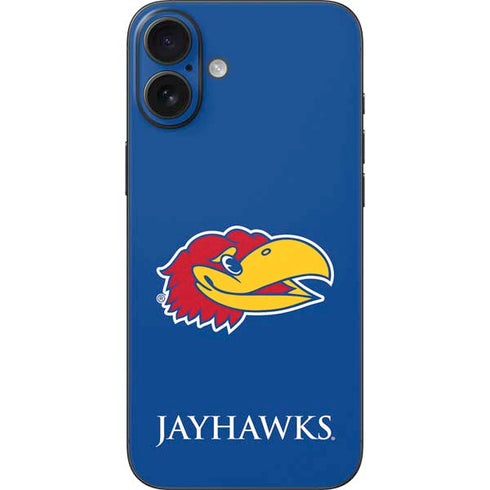 University of Kansas Jayhawks Digi iPhone 16 Plus Skin