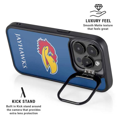 University of Kansas Jayhawks Digi iPhone 16 Pro Kickstand Case