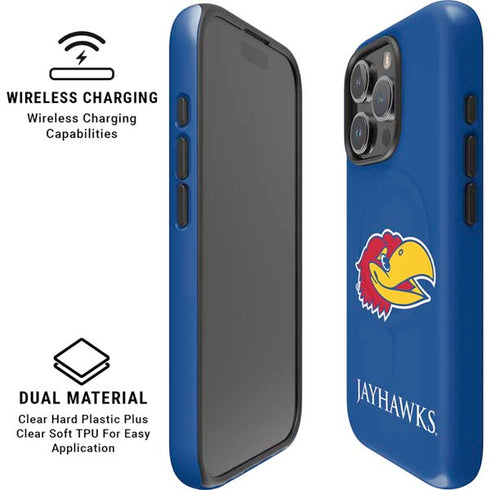 University of Kansas Jayhawks Digi iPhone 16 Pro Max Magsafe Impact Case