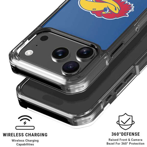 University of Kansas Jayhawks Digi iPhone 18 Pro Clear Case