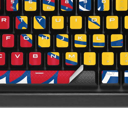 University of Kansas Jayhawks Digi K95 RGB PLATINUM Mechanical Gaming Keyboard Skin