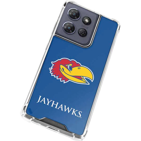 University of Kansas Jayhawks Digi Moto G 5G (2025) Clear Case