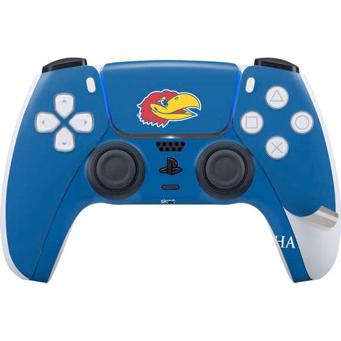 University of Kansas Jayhawks Digi PS5 Pro Disk Bundle Skin