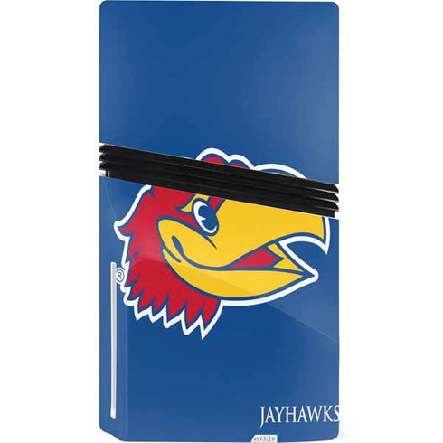 University of Kansas Jayhawks Digi PS5 Pro Disk Console Skin