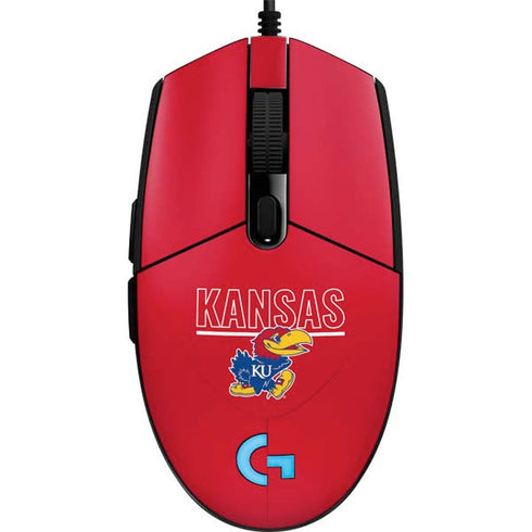 University of Kansas Jayhawks Established 1865 G203 Prodigy RGB Wired Gaming Mouse Skin