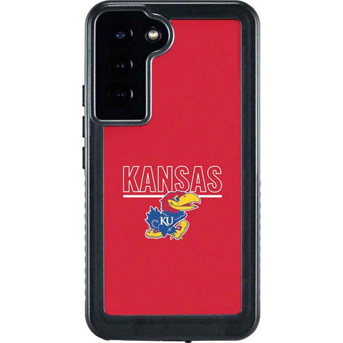 University of Kansas Jayhawks Established 1865 Galaxy S24 Plus Waterproof Case