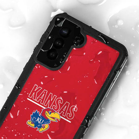 University of Kansas Jayhawks Established 1865 Galaxy S24 Plus Waterproof Case