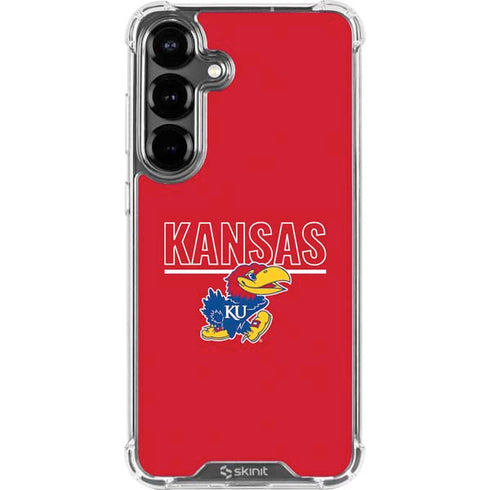 University of Kansas Jayhawks Established 1865 Galaxy S26 Clear Case