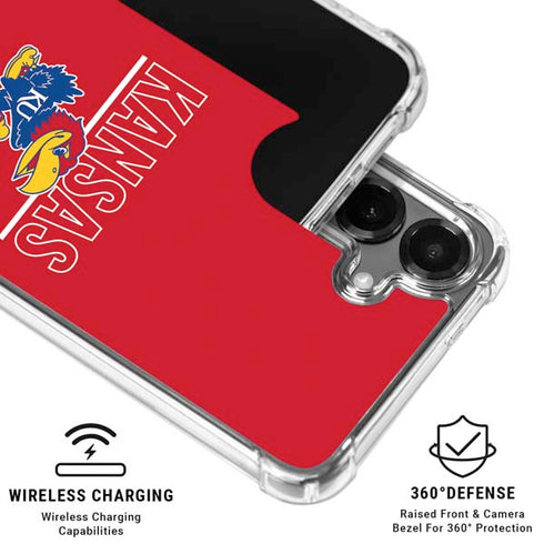 University of Kansas Jayhawks Established 1865 Galaxy S26 Plus Clear Case