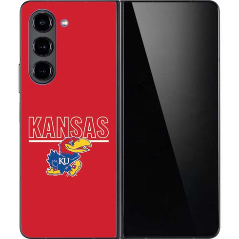 University of Kansas Jayhawks Established 1865 Galaxy Z Fold5 5G Skin