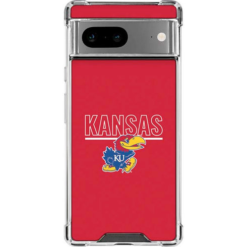 University of Kansas Jayhawks Established 1865 Google Pixel 8a Clear Case