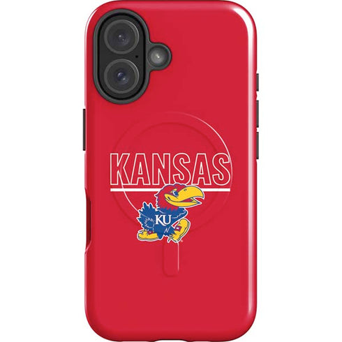 University of Kansas Jayhawks Established 1865 iPhone 16 Plus Magsafe Impact Case