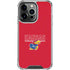 University of Kansas Jayhawks Established 1865 iPhone 16 Pro Clear Case