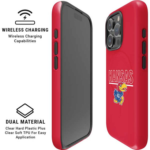 University of Kansas Jayhawks Established 1865 iPhone 16 Pro Magsafe Impact Case