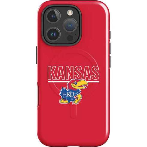 University of Kansas Jayhawks Established 1865 iPhone 16 Pro Max Magsafe Impact Case
