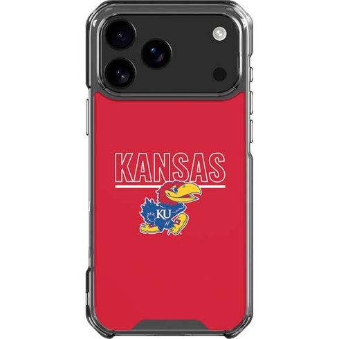 University of Kansas Jayhawks Established 1865 iPhone 18 Pro Max Clear Case