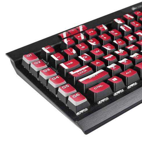 University of Kansas Jayhawks Established 1865 K95 RGB PLATINUM Mechanical Gaming Keyboard Skin