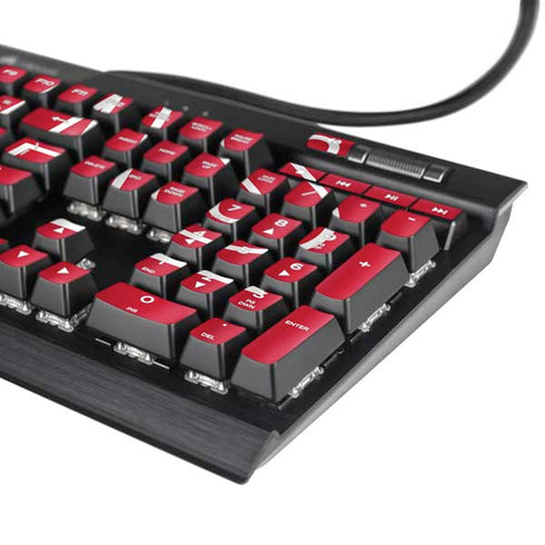 University of Kansas Jayhawks Established 1865 K95 RGB PLATINUM Mechanical Gaming Keyboard Skin