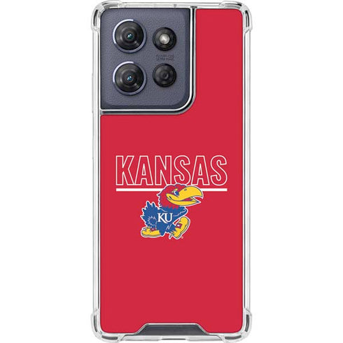 University of Kansas Jayhawks Established 1865 Moto G 5G (2025) Clear Case