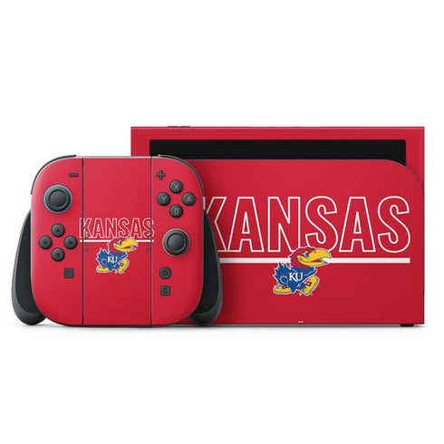 University of Kansas Jayhawks Established 1865 Nintendo Switch 2 (2025) with Joy-Con Skin