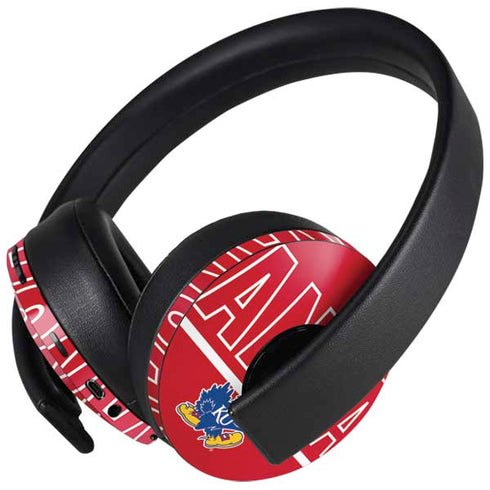 University of Kansas Jayhawks Established 1865 PlayStation 4 Gold Wireless Headset Skin