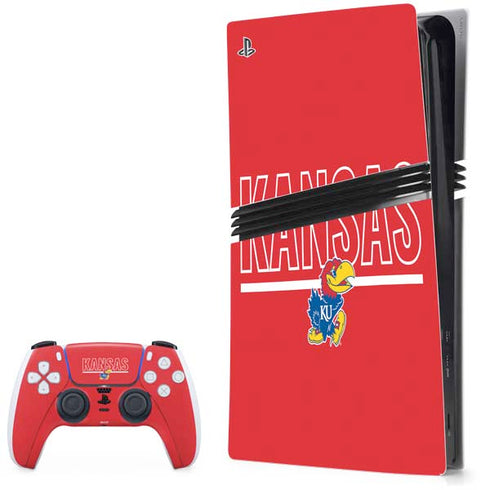 University of Kansas Jayhawks Established 1865 PS5 Pro Bundle Skin