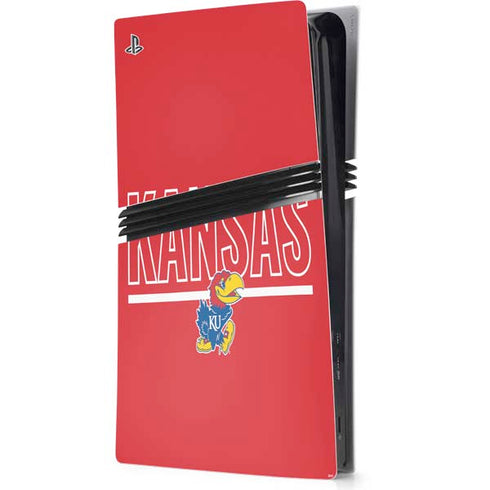 University of Kansas Jayhawks Established 1865 PS5 Pro Console Skin