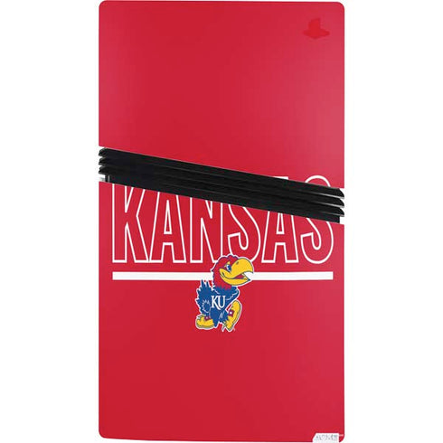 University of Kansas Jayhawks Established 1865 PS5 Pro Console Skin